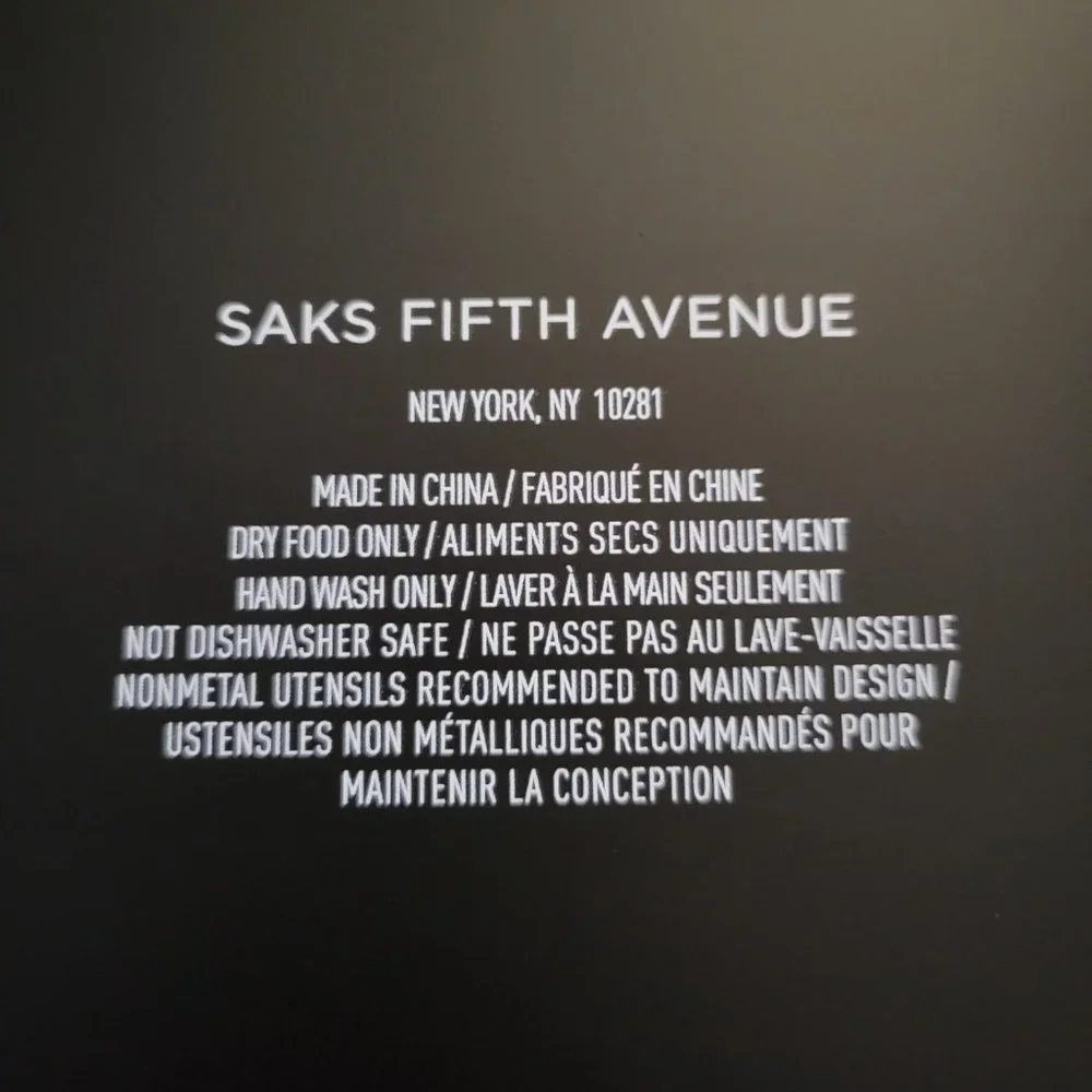 Saks Fifth Avenue new boxes